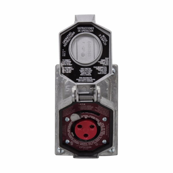 CPS Receptacle, Brand: Crouse Hinds, Part No: CPS532R, 125-250Vac/480Vac - Image 2
