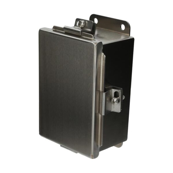 WIEGMANN Enclosure, Wall Mount, Stainless Steel, Part No: BN4060403SS, Size: 6"x4"x3" (HxWxD) - Image 2