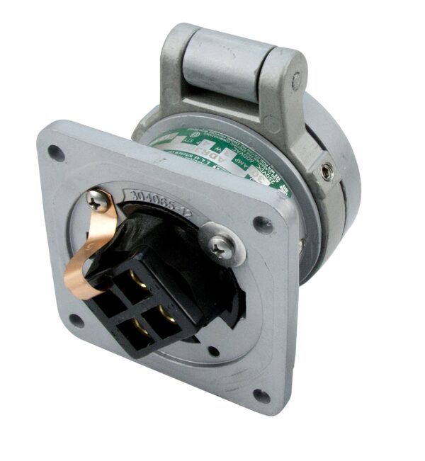 Appleton Electric Pin and Sleeve Receptacle, Part No: ADR3034, 30Amp, 600V - Image 2