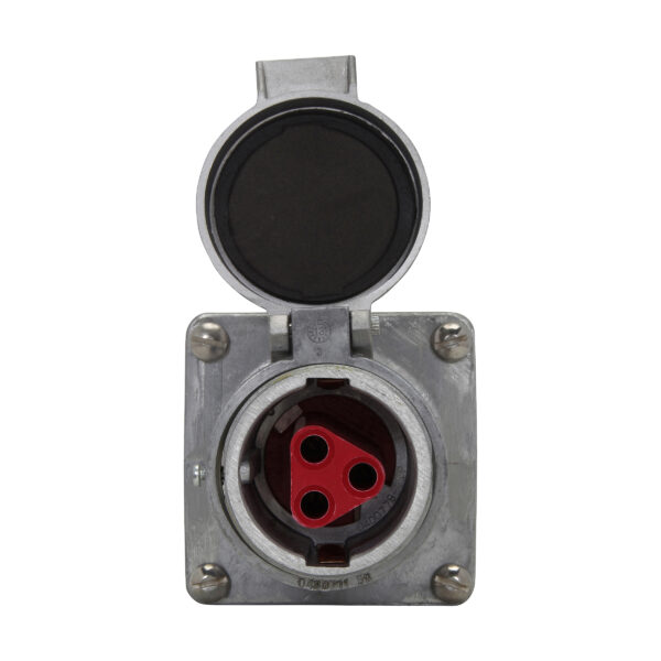 Crouse Hinds Arktite Receptacle, Spring Door, Part No: AR1042, 100Amp, 600VAC/250VDC