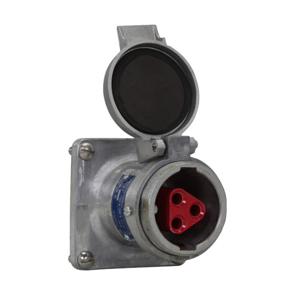 Crouse Hinds Arktite Receptacle, Spring Door, Part No: AR1042, 100Amp, 600VAC/250VDC - Image 2