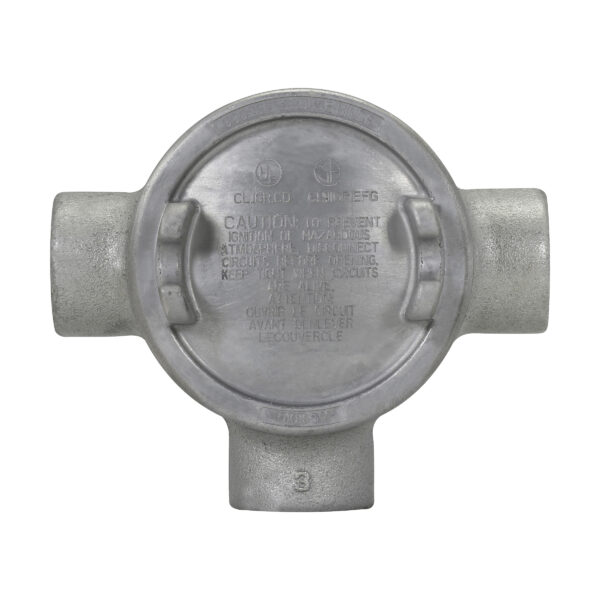 Crouse Hinds Condulet GUA Conduit Outlet Box with Cover, Type: T, Sizes: Mentioned Below - Image 4