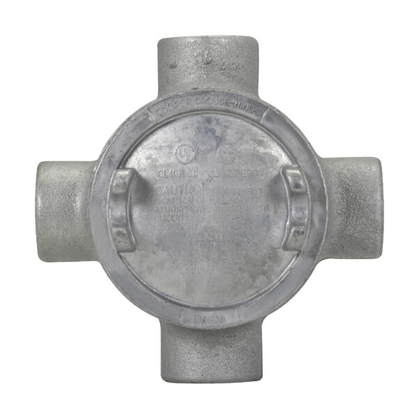Crouse Hinds Condulet GUA Conduit Outlet Box with Cover, Type: X, Sizes: Mentioned Below - Image 4